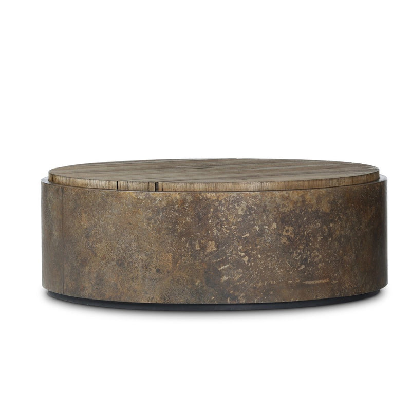 Kipp Coffee Table - Burnt Bleached Oak Resawn