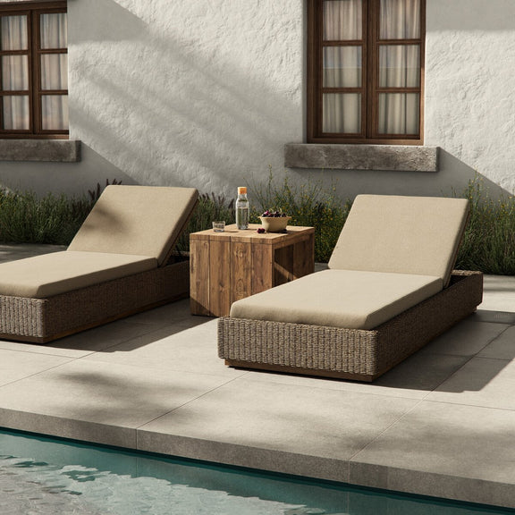 Lorelei Outdoor Chaise - Alessi Buff