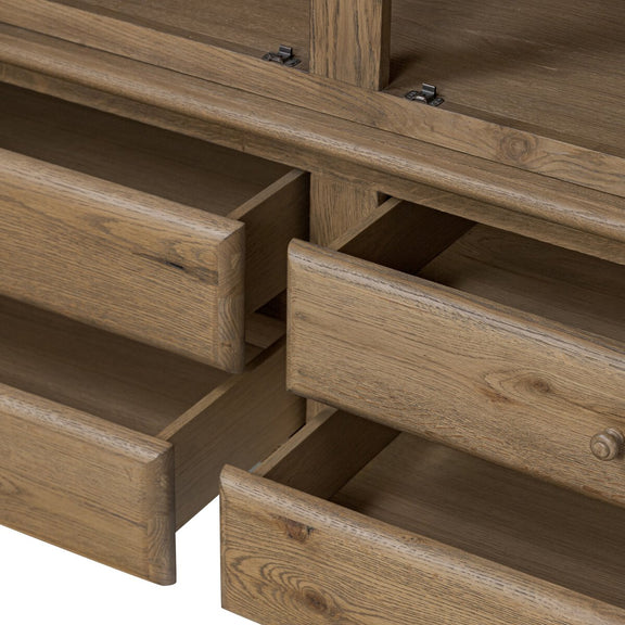 Whitman Cabinet - Worn Oak