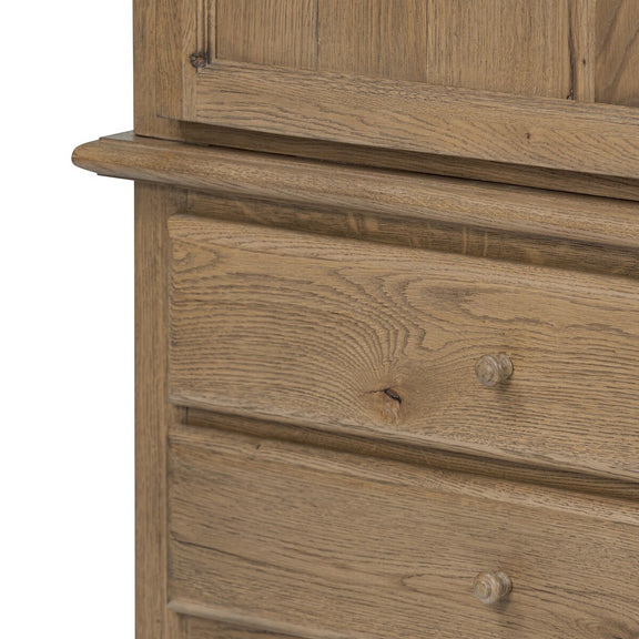 Whitman Cabinet - Worn Oak