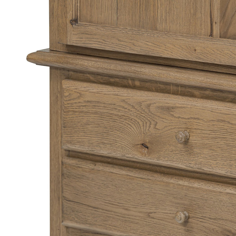 Whitman Cabinet - Worn Oak