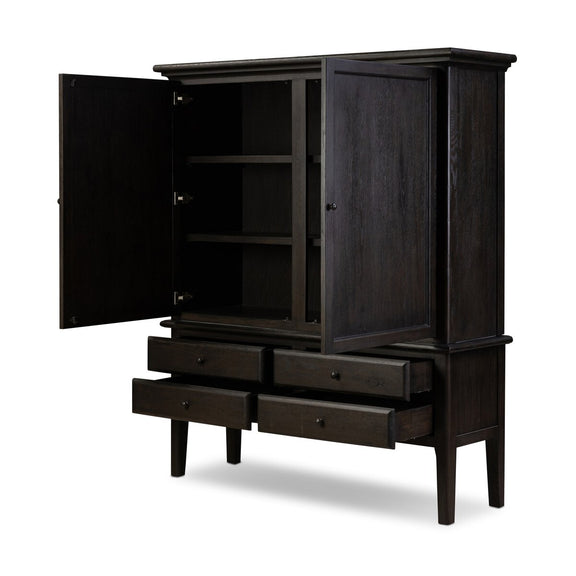 Whitman Cabinet - Smoked Black