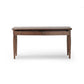 Bowfront Desk - Drifted Oak Veneer