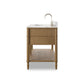Toulouse Single Wide Vanity - Washed Blonde Oak Veneer