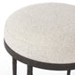 Corinne Accent Stool - Crete Pebble