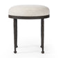 Corinne Accent Stool - Crete Pebble