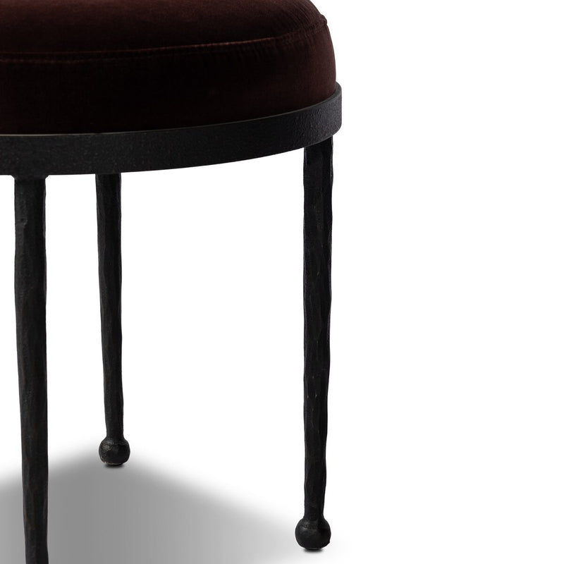 Corinne Accent Stool - Surrey Plum