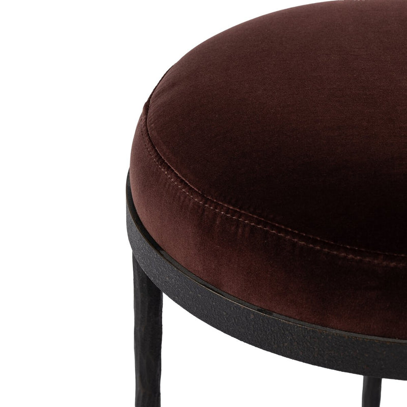 Corinne Accent Stool - Surrey Plum