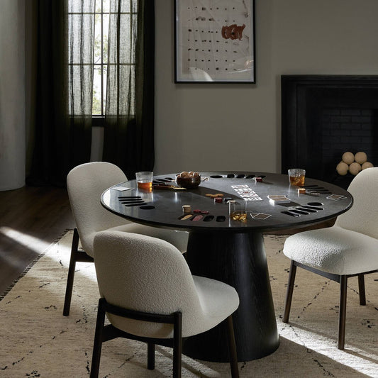 Skye Poker Table - Bluestone