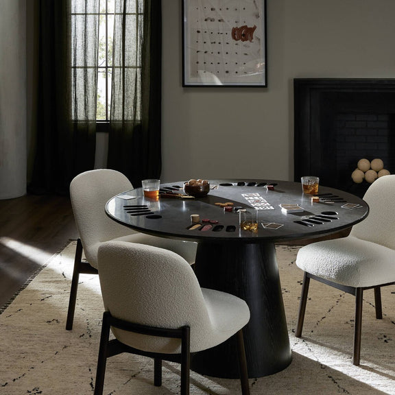 Skye Poker Table - Bluestone