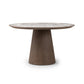 Skye Poker Table - White Marble