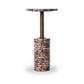 Reeves End Table - Garnet Marble