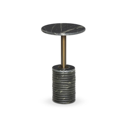 Reeves End Table - Black Marble