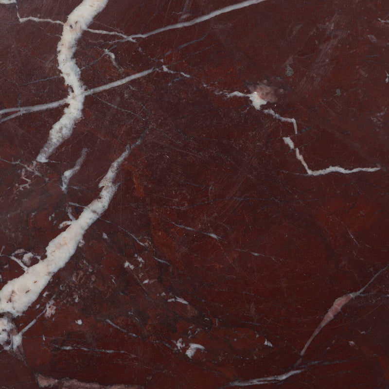 Reeves End Table - Cordovan Marble