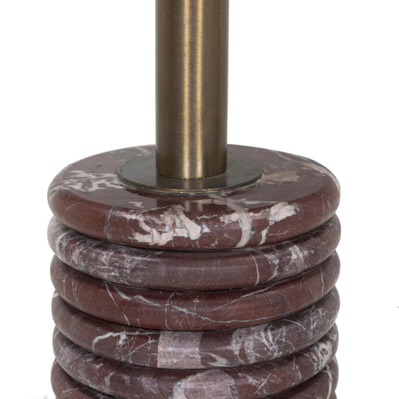 Reeves End Table - Cordovan Marble
