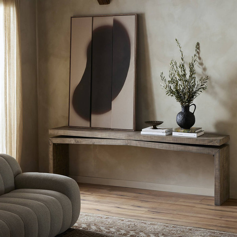 Matthes Console Table - 94" - Weathered Wheat