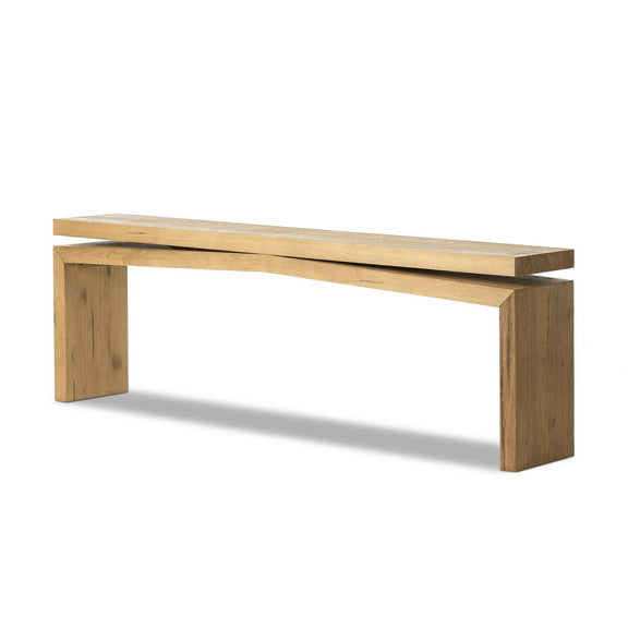 Matthes Console Table - 94" - Worn Oak Veneer