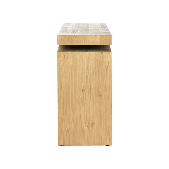 Matthes Console Table - 94" - Worn Oak Veneer
