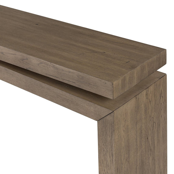Matthes Console Table - 94" - Rustic Grey Veneer