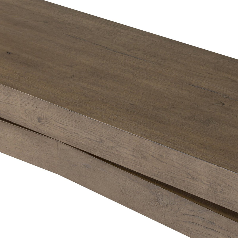 Matthes Console Table - 94" - Rustic Grey Veneer