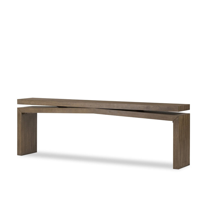 Matthes Console Table - 94" - Rustic Grey Veneer