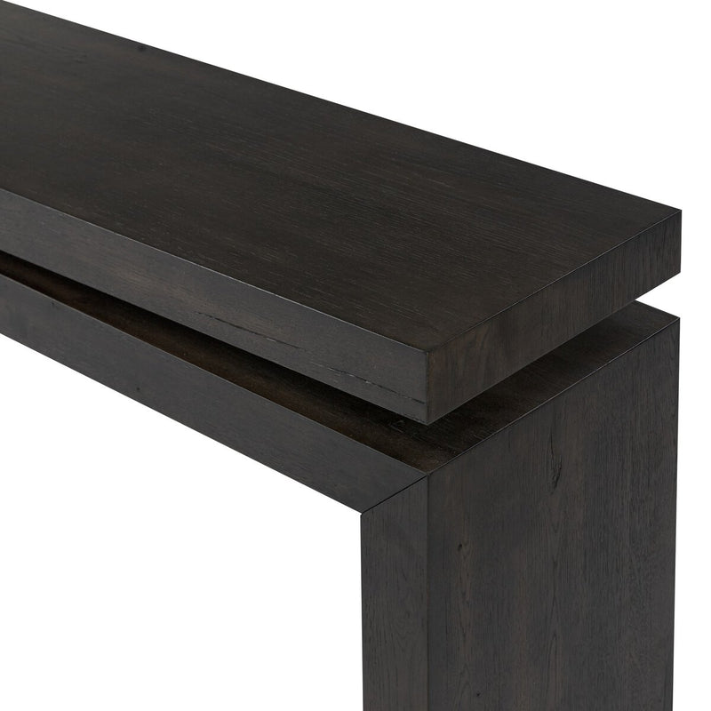 Matthes Console Table - 94" - Smoked Black Veneer