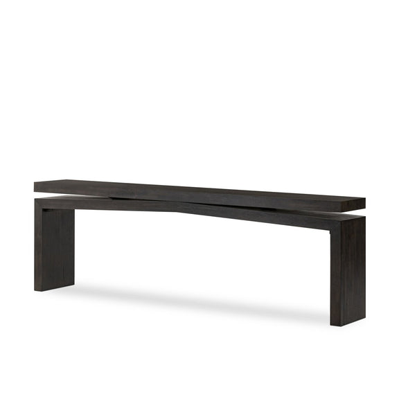 Matthes Console Table - 94" - Smoked Black Veneer