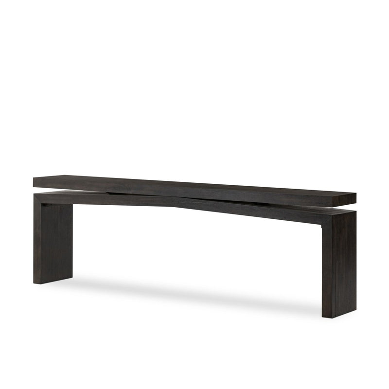 Matthes Console Table - 94" - Smoked Black Veneer