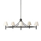 Whittier Chandelier - Natural Bronze