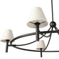 Whittier Chandelier - Natural Bronze