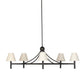 Whittier Chandelier - Natural Bronze