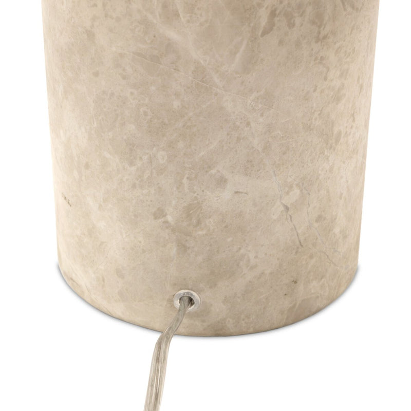 Clover Table Lamp - Taupe Marble