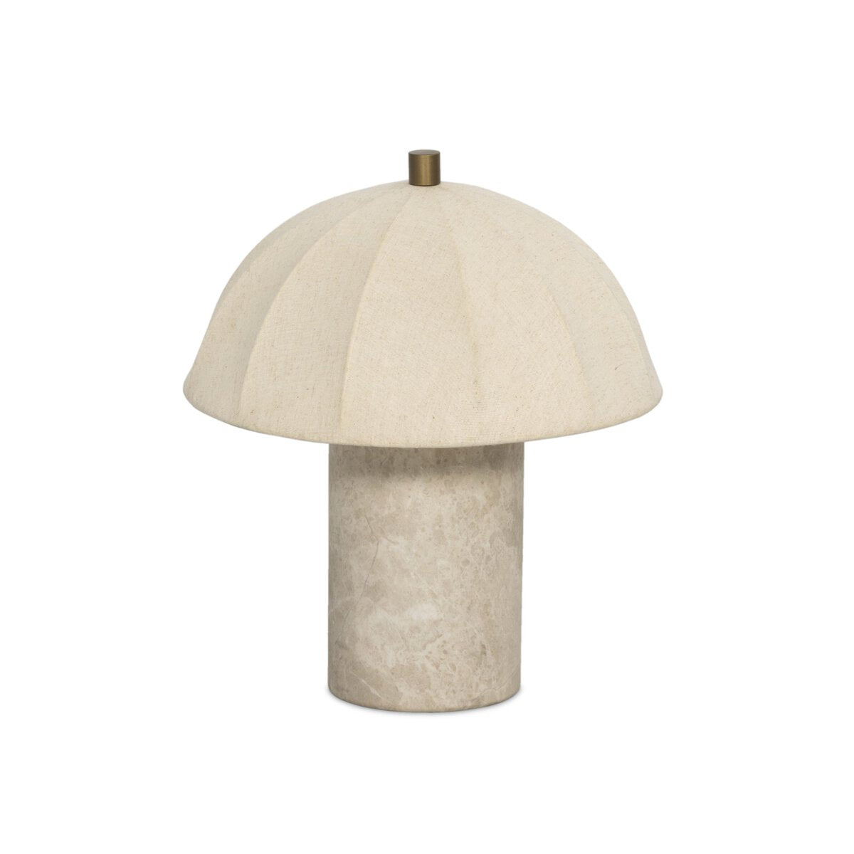 Clover Table Lamp - Taupe Marble