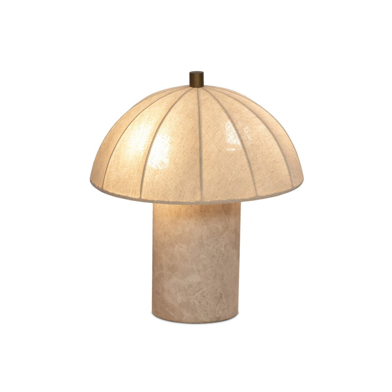 Clover Table Lamp - Taupe Marble