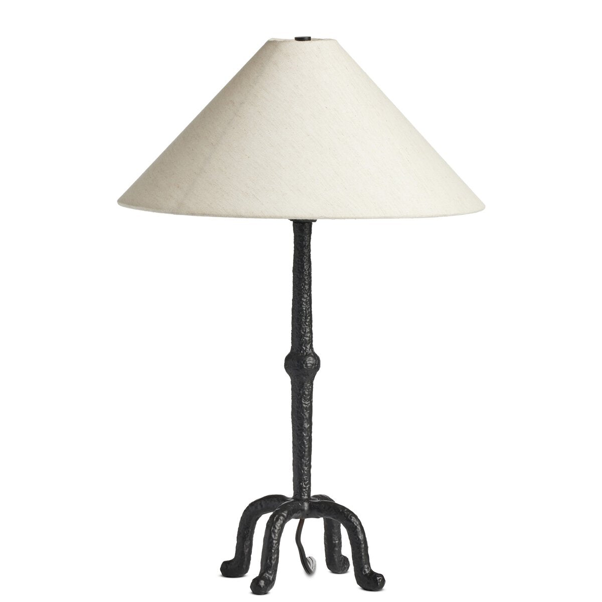 Neville Table Lamp - Matte Black Cast Aluminum