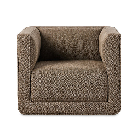 Phillip Swivel Chair - Delta Tweed