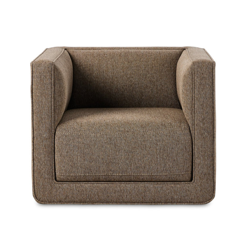 Phillip Swivel Chair - Delta Tweed