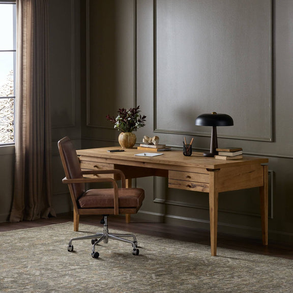 Bergstrom Desk - Warm Natural Oak