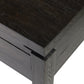 Bergstrom Desk - Smoked Black