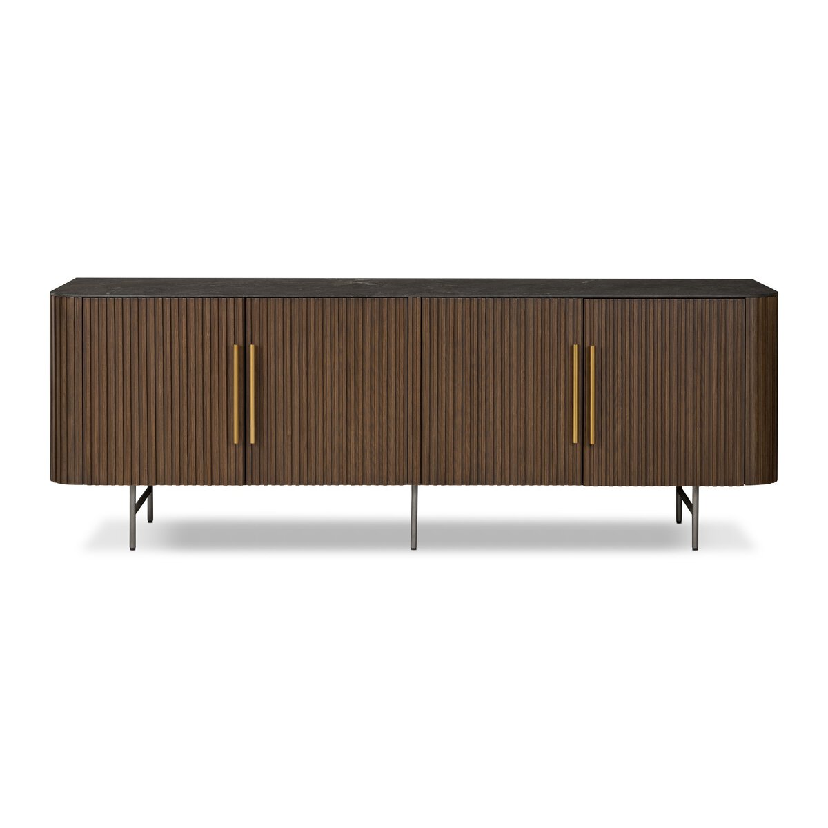 Fletcher Media Console - Terra Brown Oak