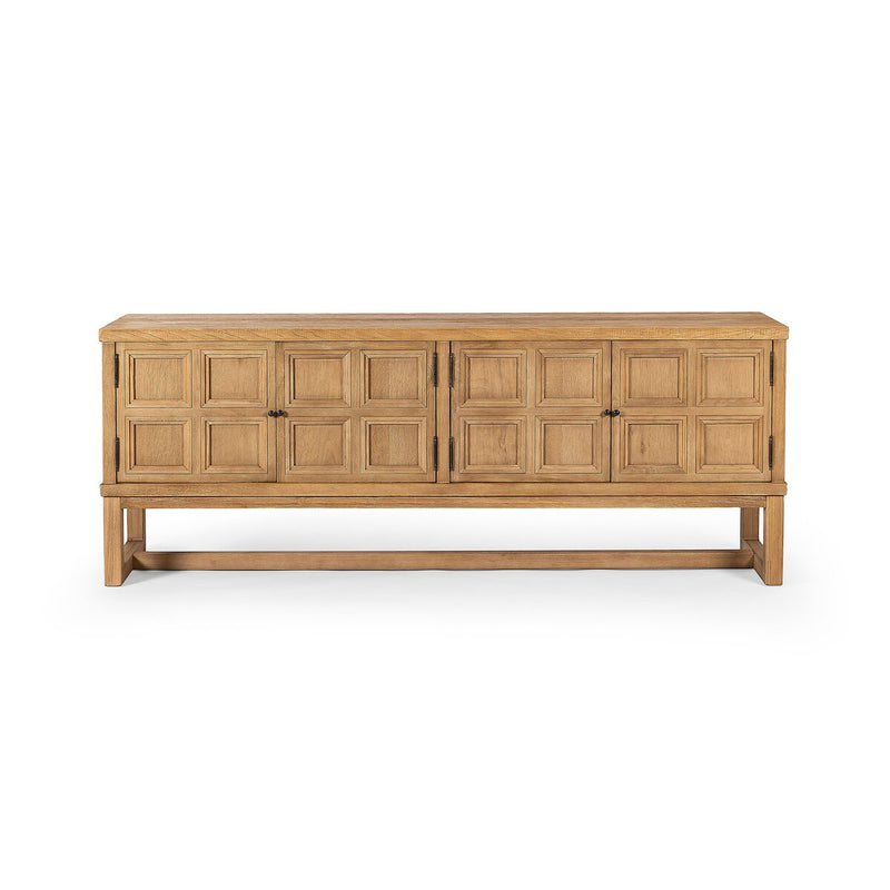 Tamara Media Console - Worn Oak Veneer