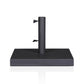 Baska Outdoor Umbrella Stand - Black Stainless Steel