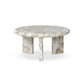 Dakota Nesting Coffee Table - Creamy Taupe Marble Solid