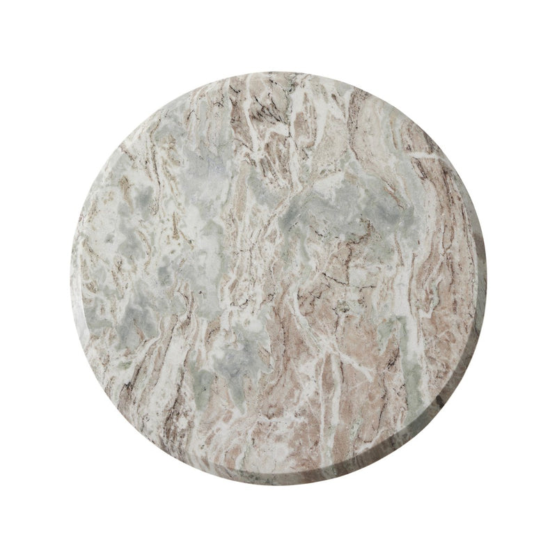 Dakota Nesting Coffee Table - Creamy Taupe Marble Solid
