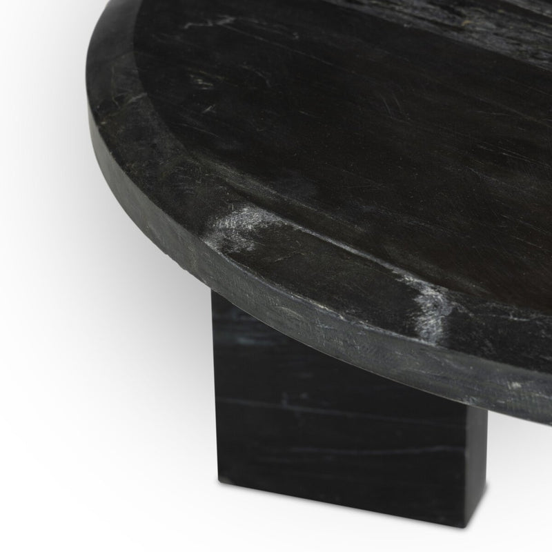 Dakota Nesting Coffee Table - Black Marble
