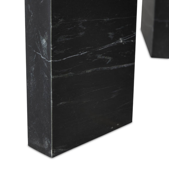 Dakota Nesting Coffee Table - Black Marble