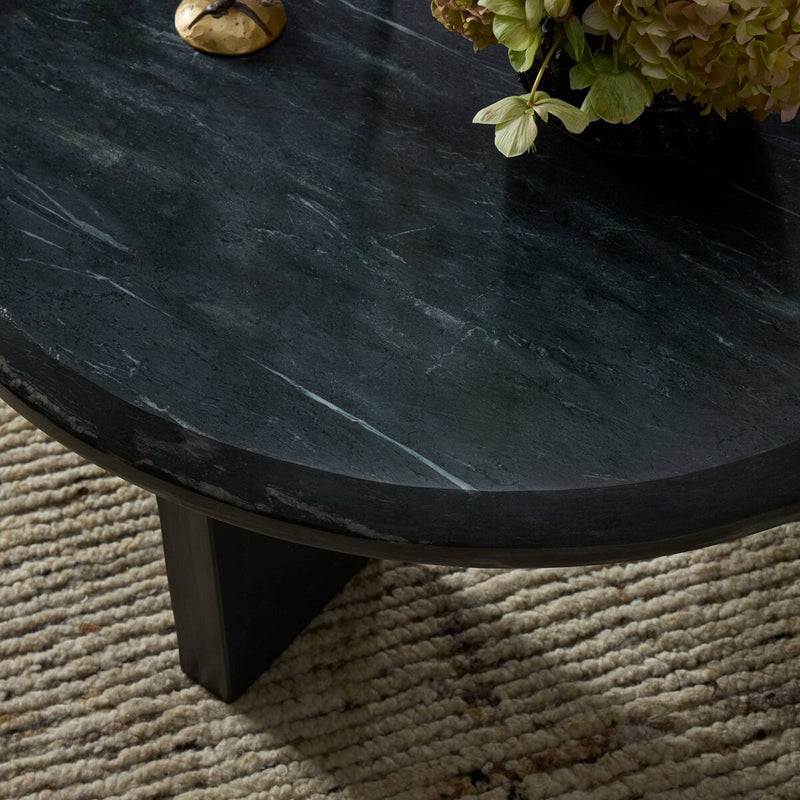 Dakota Nesting Coffee Table - Black Marble