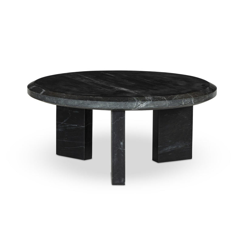Dakota Nesting Coffee Table - Black Marble