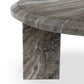 Dakota Nesting Coffee Table - Dark Taupe Marble Solid