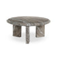 Dakota Nesting Coffee Table - Dark Taupe Marble Solid